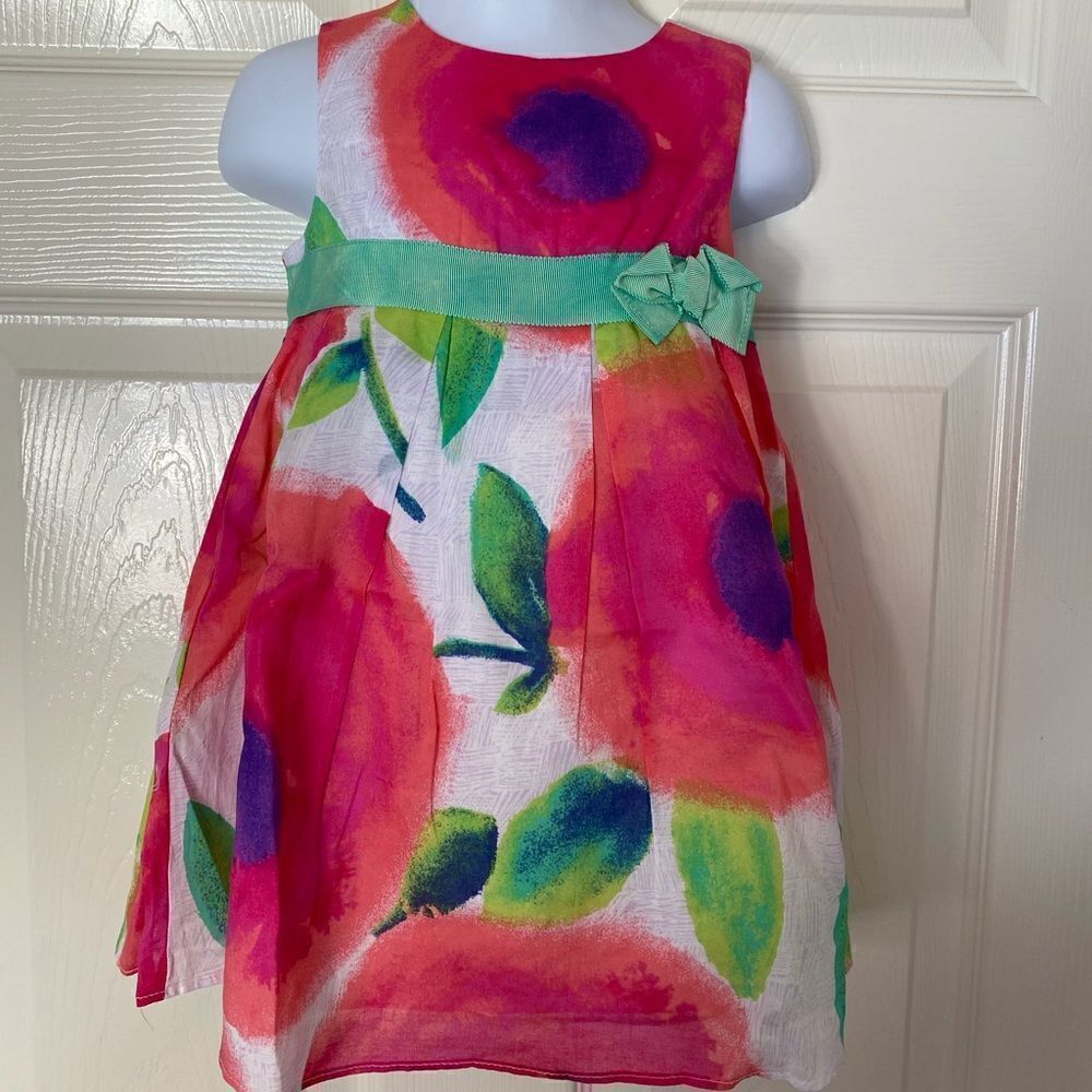 FIRST IMPRESSION Flower Lined Dress